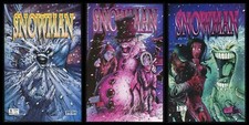 Snowman Comic Set 1-2-3 Lot Main Covers Hall of Heroes 1995 Matt Martin Horror