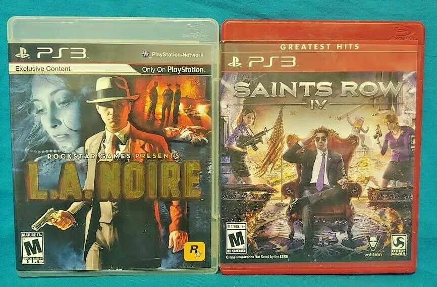 Saints Row IV 4 Ps3 Play Station 3 Video Game (FLAWLESS DISK)VERY