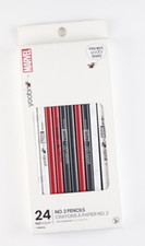 New Yoobi  Marvel 24 Pencils Pack - No. 2 Pencils