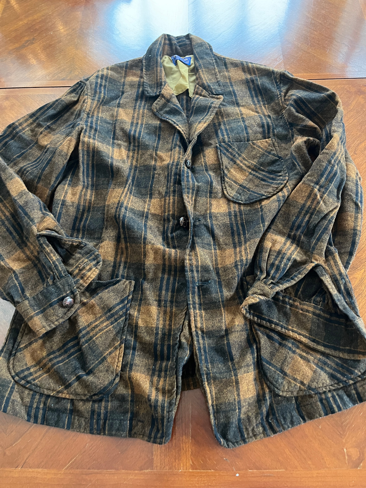 Pendleton Vintage Marlowe Plaid Wool Jacket Shack… - image 5