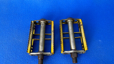 Vintage 80's Union BMX pedals gold Pedale