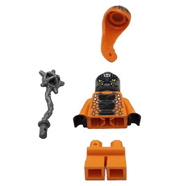 LEGO Ninjago Snike njo063 Minifigure with Weapon - Set 9448 Samurai Mech