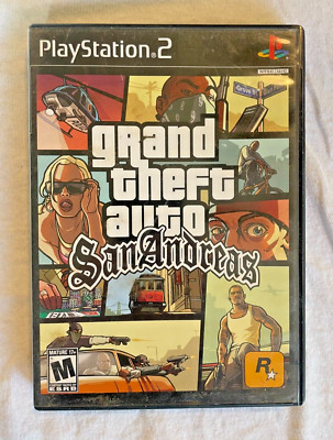 PlayStation 2 Grand Theft Auto San Andreas CIB with Manual