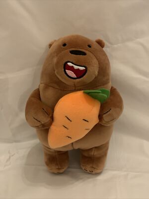 We Bare Bears Polar Grizzly Bear Carrot Brown Miniso Plush Stuffed Toy Animal | eBay