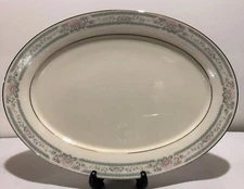 Lenox CHARLESTON China Oval Serving Meat Platter 16” Excellent!