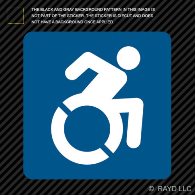 ISA Accessible Icon Sticker handicap accessibility symbol symbol of access