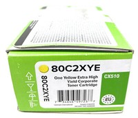 Lexmark 802XYE 802 Toner Original Gelb CX510/CX510DE 4.000PG [A Box]