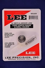 Lee 90169 Case Length Gauge & Shell Holder 32 Smith and Wesson Long #90169