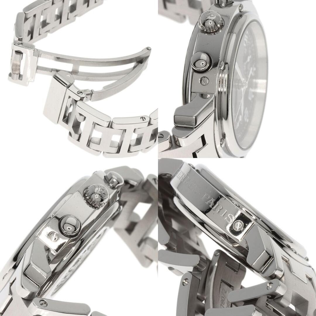 HERMES CL1.310 Clipper Chrono Watch SS SS Ladies Used from JAPAN image 6