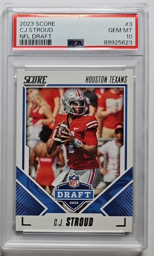 C. J. Stroud #3 — 2023 Panini Score NFL Draft football card
