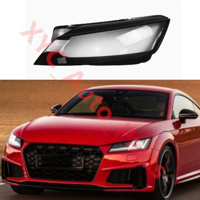 LH Left Side Headlight Lens Cover Shell + Sealant Glue For Audi TT TTS 2016-2022