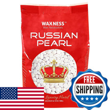 Waxness Russian Pearl Hard Wax Beads 2.2 Lb 1 Kg Rosin-Free Stripless Hard Wax
