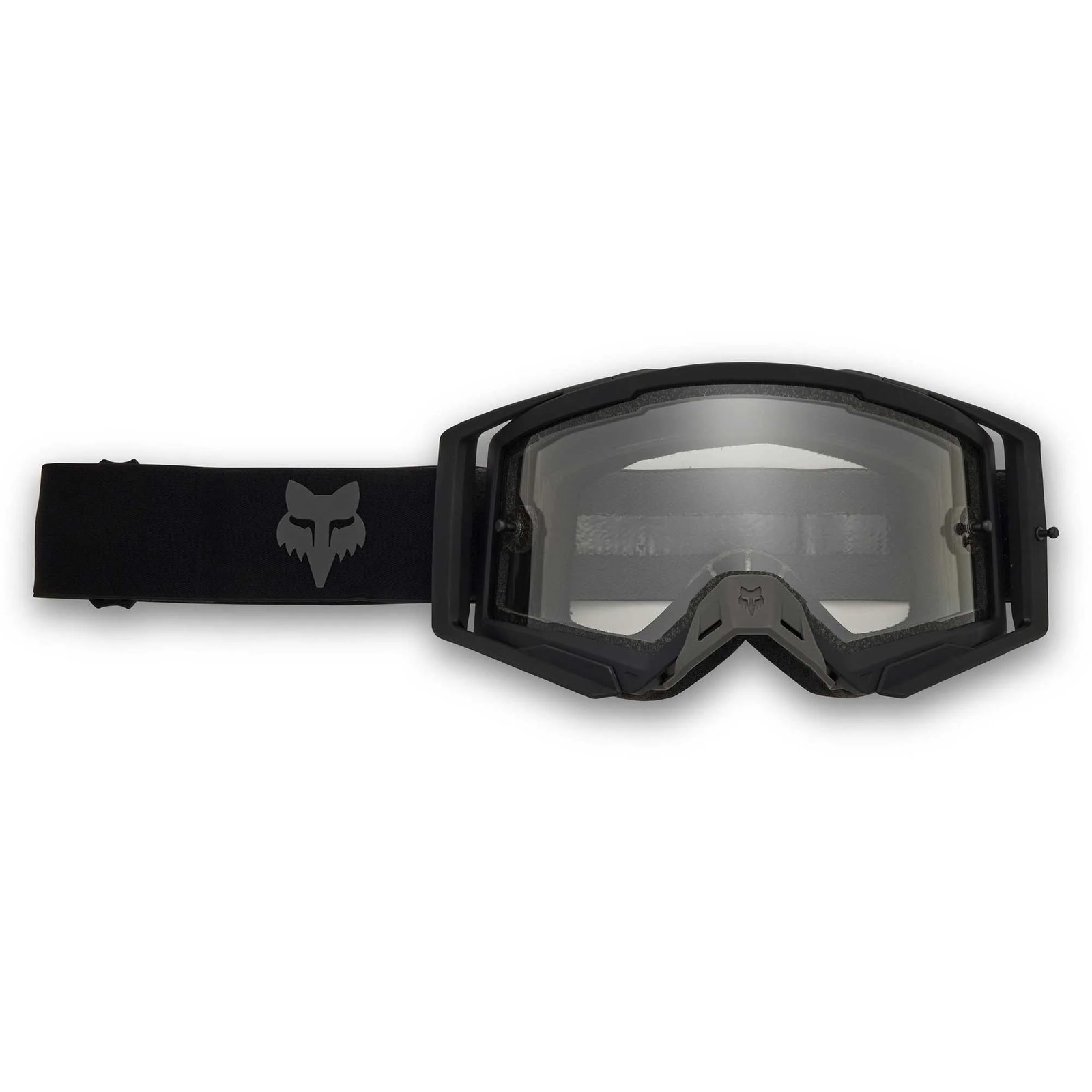 FOX Racing MX | MTB Goggles - AIRSPACE V3 Enduro (Black) Dual Clear Lens