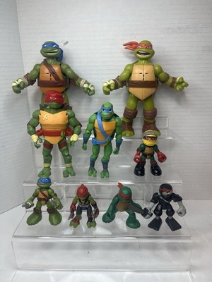 TMNT Mutant Ninja Turtles Lot Raphael Mike Leo Donatello Mixed Figures