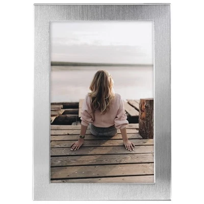 [00193109] Hama Cadre photo pour portrait "Riva", argenté, 10 x 15 cm - Photo 1/4