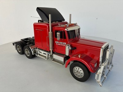 Tamiya King Hauler 1:14 RC US Truck mit Flachbettauflieger und Zubehör