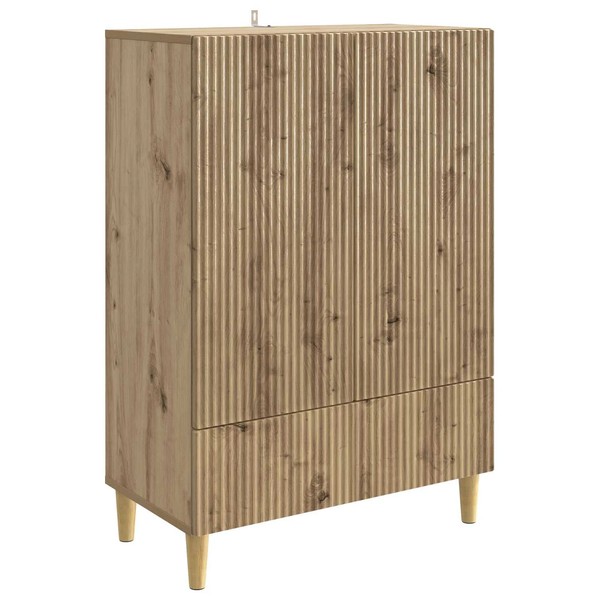 Sideboard Artisan-Eiche 66X34,5X95 Cm Holzwerkstoff Wohnzimmer-image