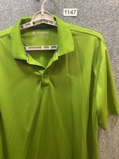 Ariat Tek Polo Shirt Mens XL Green Short Sleeve Heat Series