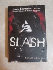 SLASH w/ Anthony Bozza SIGNED HCDJ 1st Edition/1st Printing Guns N' Roses