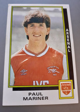 Panini Football 86 - #19 Paul Mariner - Arsenal - Excellent Condition