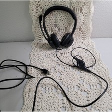 Logitech Stereo USB Headset with Noise Cancelling Microphone H390 Black