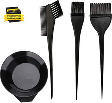 Hair Dye Color Brush and Bowl Set, Color Bowl Brushes Tool Mixing Bowl Kit Tint