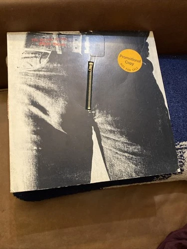 Rolling Stones - Sticky Fingers - 1971 US White Label PROMO Zipper Cover VG+