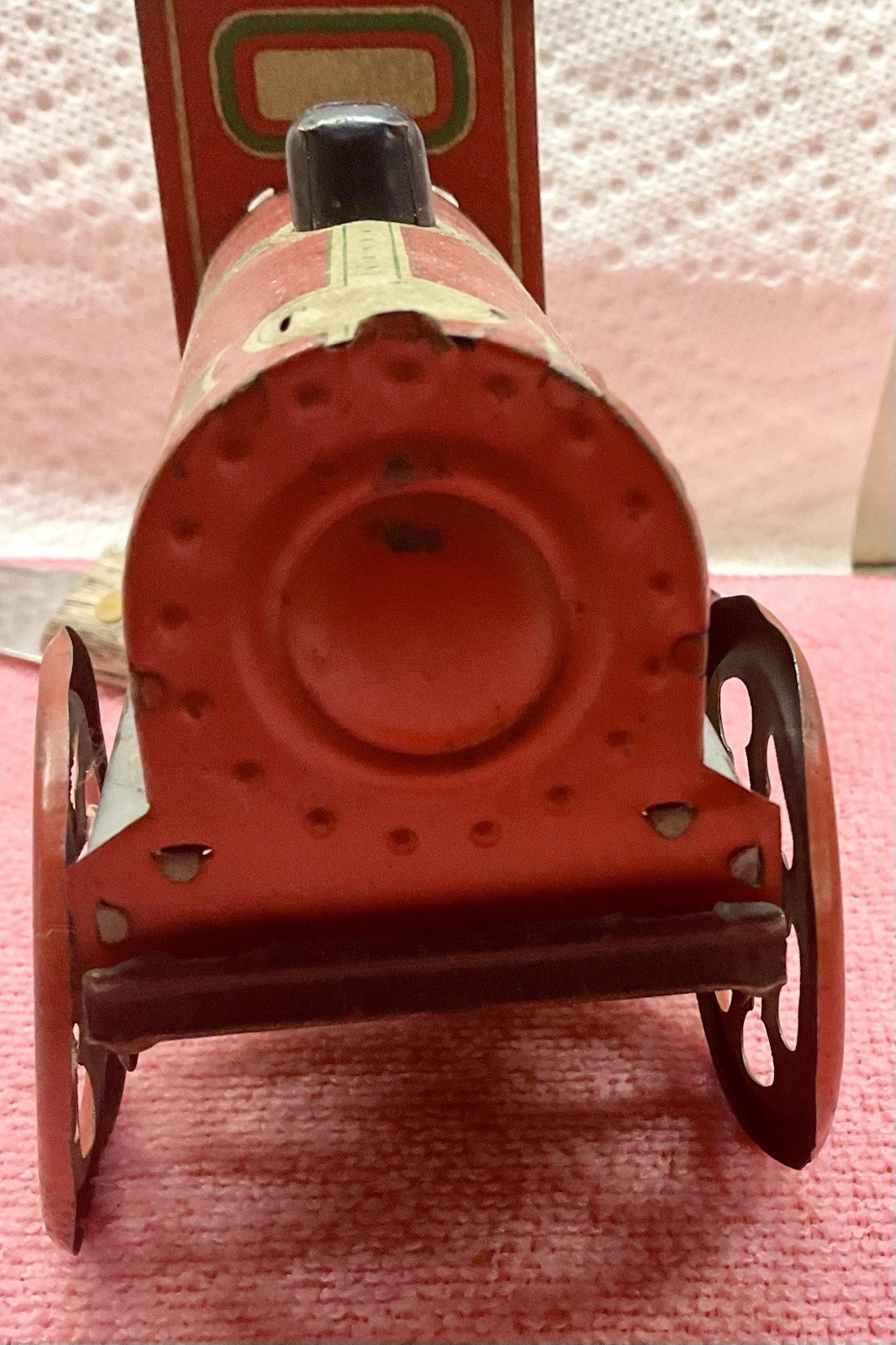 RARE VINTAGE GERMAN TINPLATE LITHO CLOCKWORK TOY