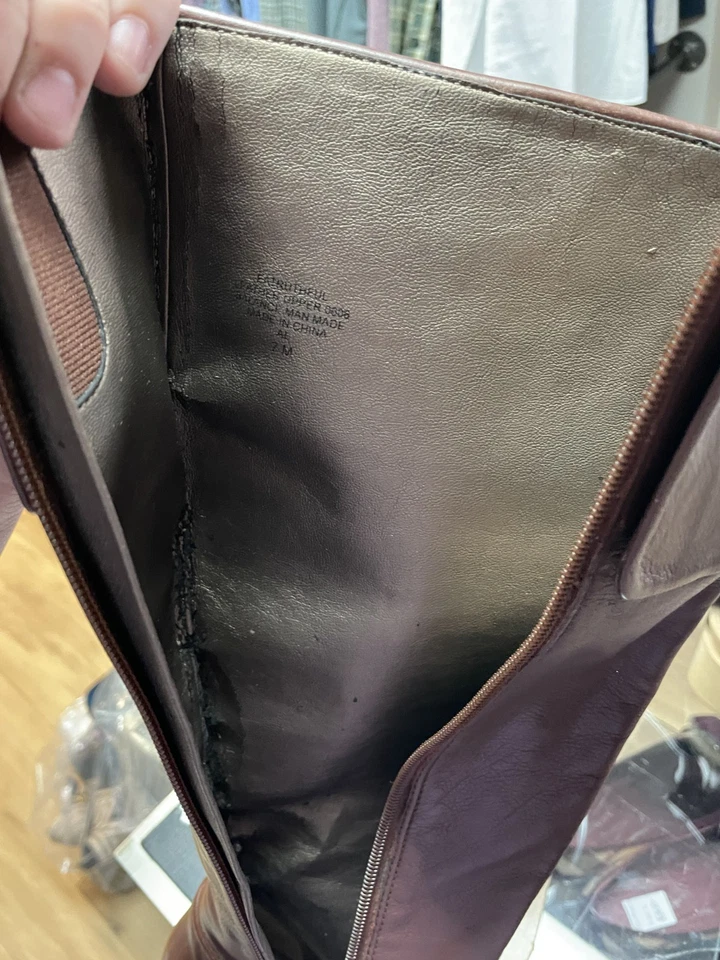 Botas Altas Enzo Angiolini Marrón con Tacón - Talla 7M Foto 4 de 4