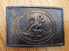 Confederate States Civil War Belt Buckle Louisiana Pelican Justice