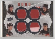 2015 Upper Deck Team Canada Juniors Jerseys Quad Jake Virtanen Nicolas Petan 1o3