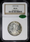 New Listing1942-D Walking Liberty Half Dollar 50c NGC MS66 CAC