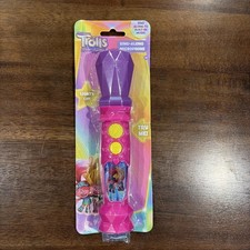 Trolls Sing Along Microphone with Built In Songs And Dancing Lights Up     - NEW