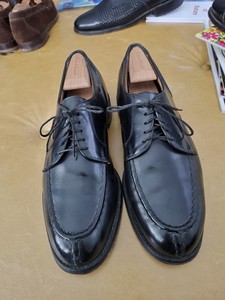 靴 Allen Edmonds Bradley - Black ALLEN EDMONDS BRADLEY SPLIT TOE BLACK LEATHER DERBY LACE UP SHOES