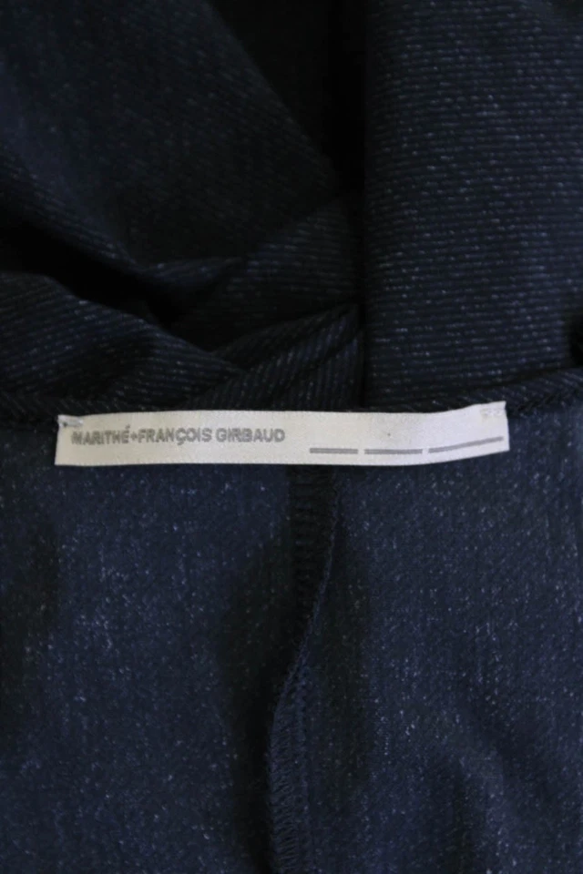 Vestido trapecio azul sin mangas cuello en V Marithe & Francois Girbaud para mujer talla 7 Foto 4 de 4