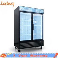54" Glass Door Merchandiser Freezer 44.7Cu.ft Commercial Display Upright Freezer