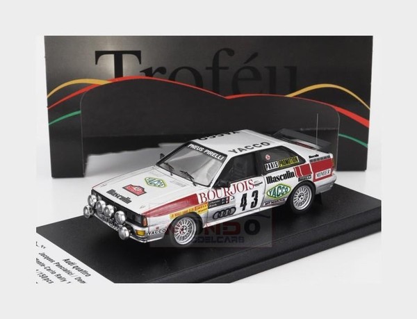 1:43 Trofeu Audi Quattro #43 Rally Montecarlo 1982 Panciatici Demachy TRFRRFR084-image