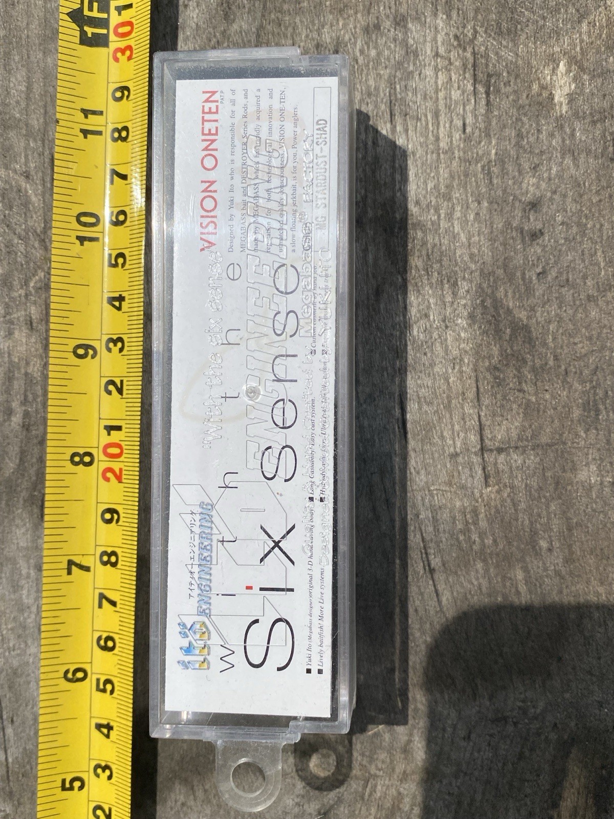 SUPER TUFF FIND “2002”Megabass ITO VISION ONETEN 110 SHAD color NOS UNKNOWN - Image 3