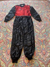 Vintage Simpson Red And Black Racing Suit Size Medium 5/96