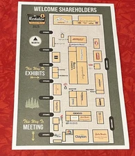2025 BERKSHIRE HATHAWAY SHAREHOLDER MEETING EXHIBITS MAP - WARREN BUFFETT