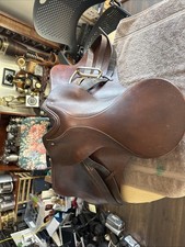 Genuine Passier & Sohn Hanover Leather Horse Saddle 16" - Brown Leather