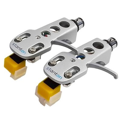 2 x Stanton Headshells, 2 x Patronen, 2 x Stylus, passend für STR8 20 Plattenspieler