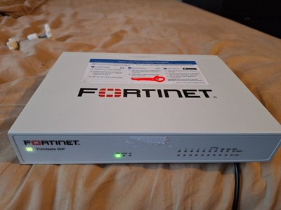 Fortinet FORTIGATE-60F Firewall Unit With AC- Pre-Owned (Unknown License)