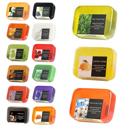 1Pcs Handmade Soap For All Skin Types Bath Soap Facial Cleansing Smooth 100g