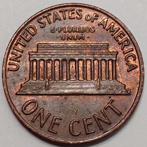 1972 Brandneu/RB Lincoln Cent ~ Autumn Leaves Toning - Bild 2 von 2