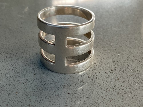 ANILLO DE ARTE CONTEMPORÁNEO SILPADA R3135~TALLA 7~ GUC - Imagen 4 de 7