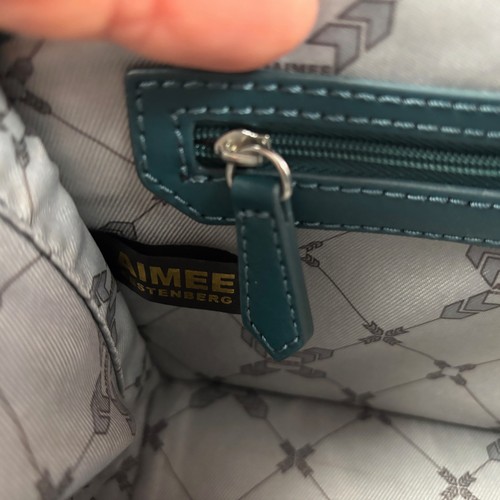 Borsa a tracolla Aimee Kestenberg Velvet Mia espandibile verde smeraldo - Foto 7 di 11