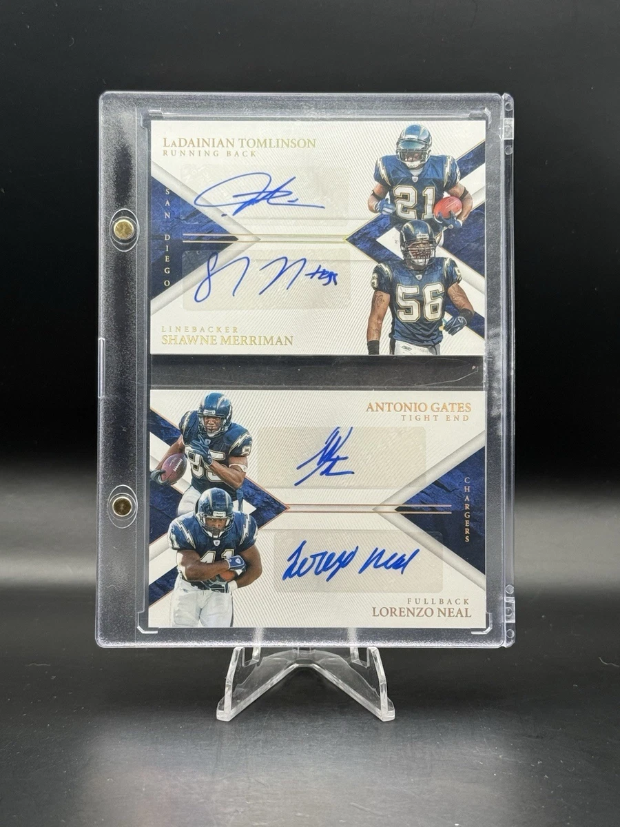 LaDainian Tomlinson Football Autographed Sports Trading Cards for