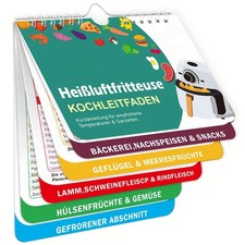 Airfryer Zubehör Magnetisches Kochbuch mit 1...