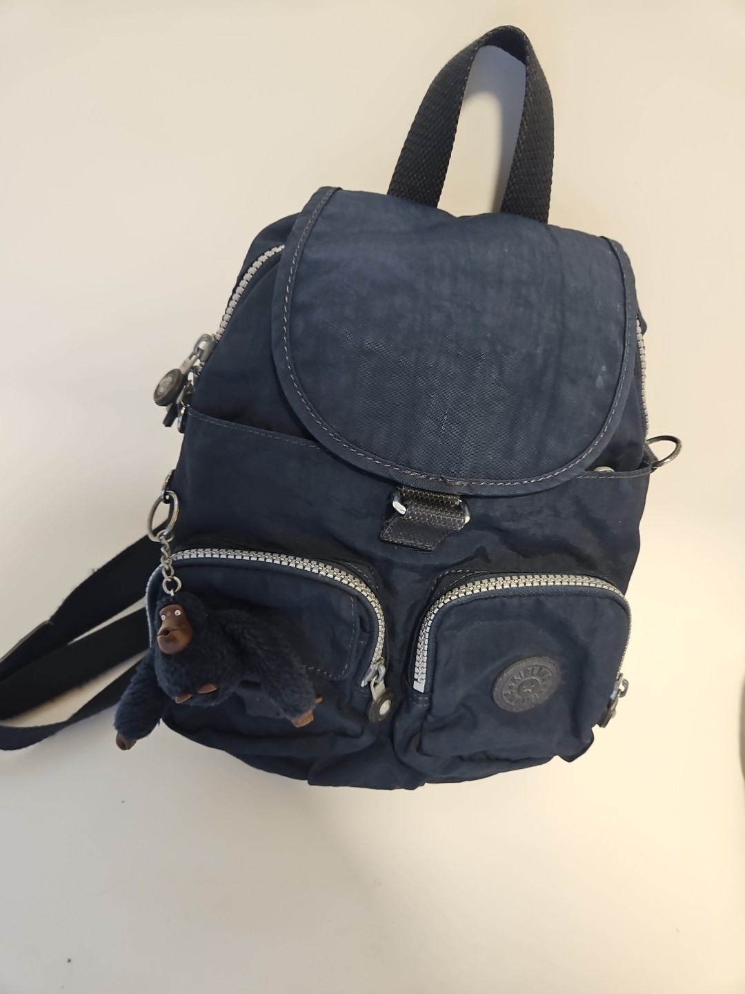 Kipling Backpack Rucksack  with Monkey Blue - image 3